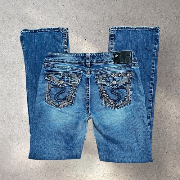 SILVER JEANS Y2K SUKI MID RISE BOOTCUT JEANS - Picture 1 of 7
